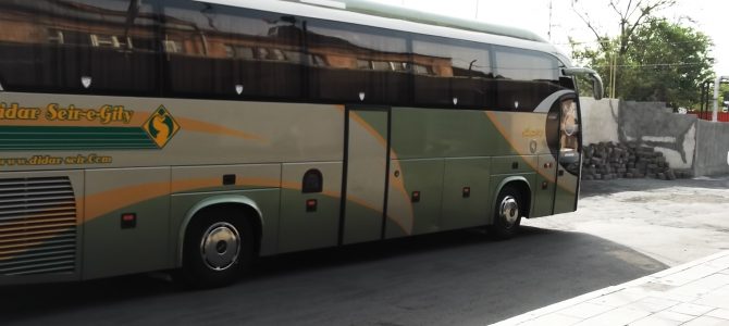 Busszal Jerevántól Teheránig
